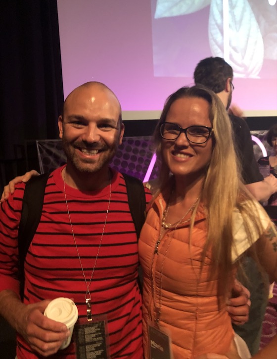 With Chris Ferdinandi at a conference